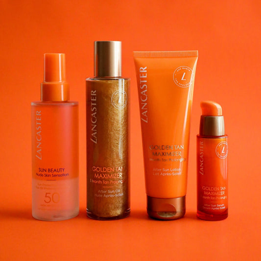 LANCASTER BEAUTY SUNCARE & GOLDEN TAN MAXIMIZER | AD
