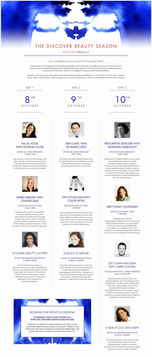 Space NK Beauty Festival