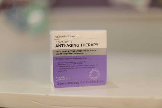 SKIN+PHARMACY RESTORING RETINOL TREATMENT WIPES