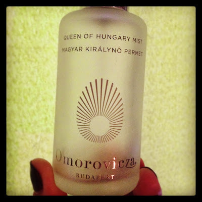 Empties. Omorovicza Queen of Hungary Mist