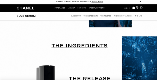 WEBSITES AND INGREDIENTS. Again..