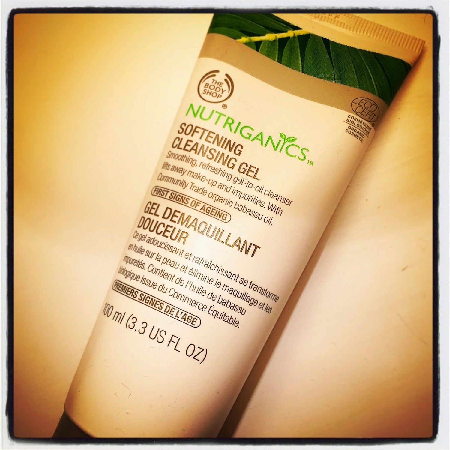 The Body Shop Nutriganics Softening Cleansing Gel