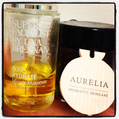 A nice combination. Una Brennan Rose Hydrate Oil and Aurelia Miracle Cleanser