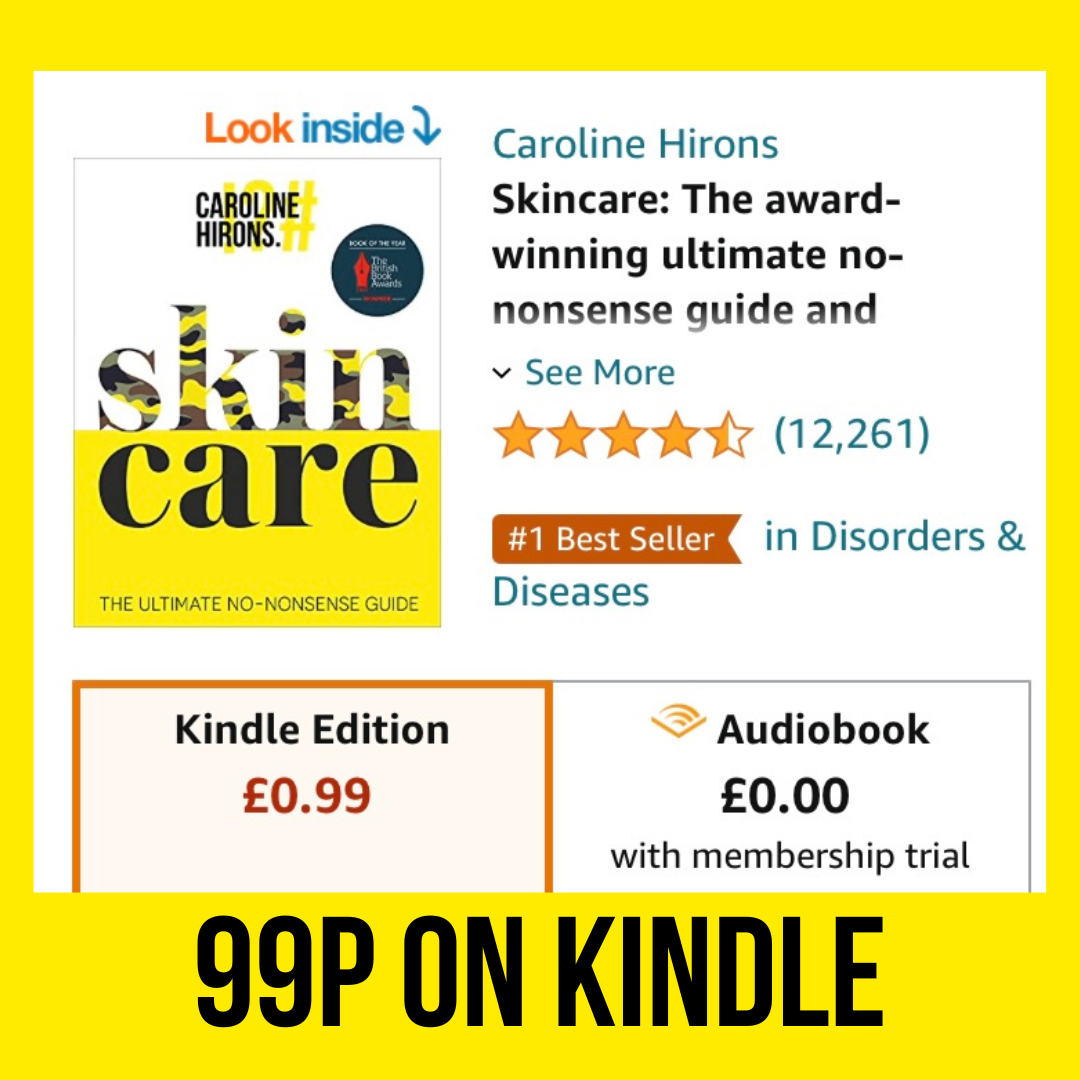 Skincare is 99p on Kindle!